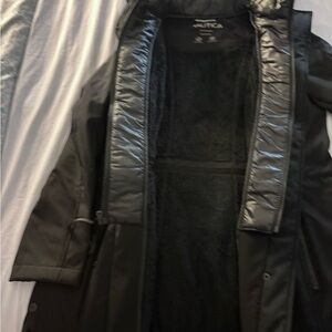 Nautica Women Black Jacket